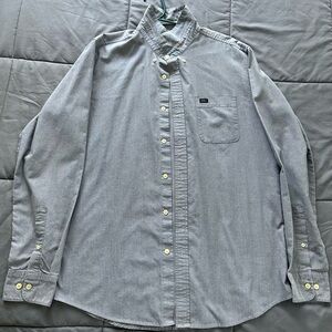 Men's RVCA Long Sleeve Button Up Shirt